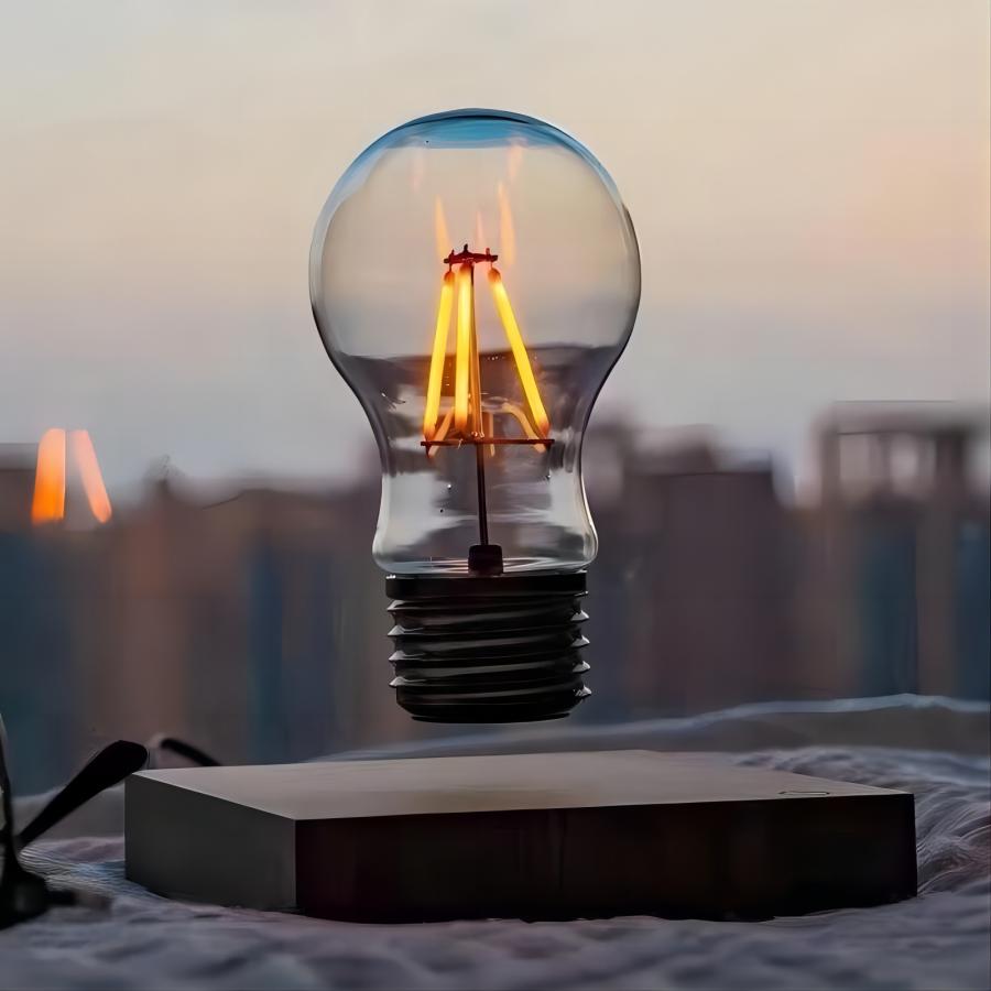 Lampe à lévitation magnétique