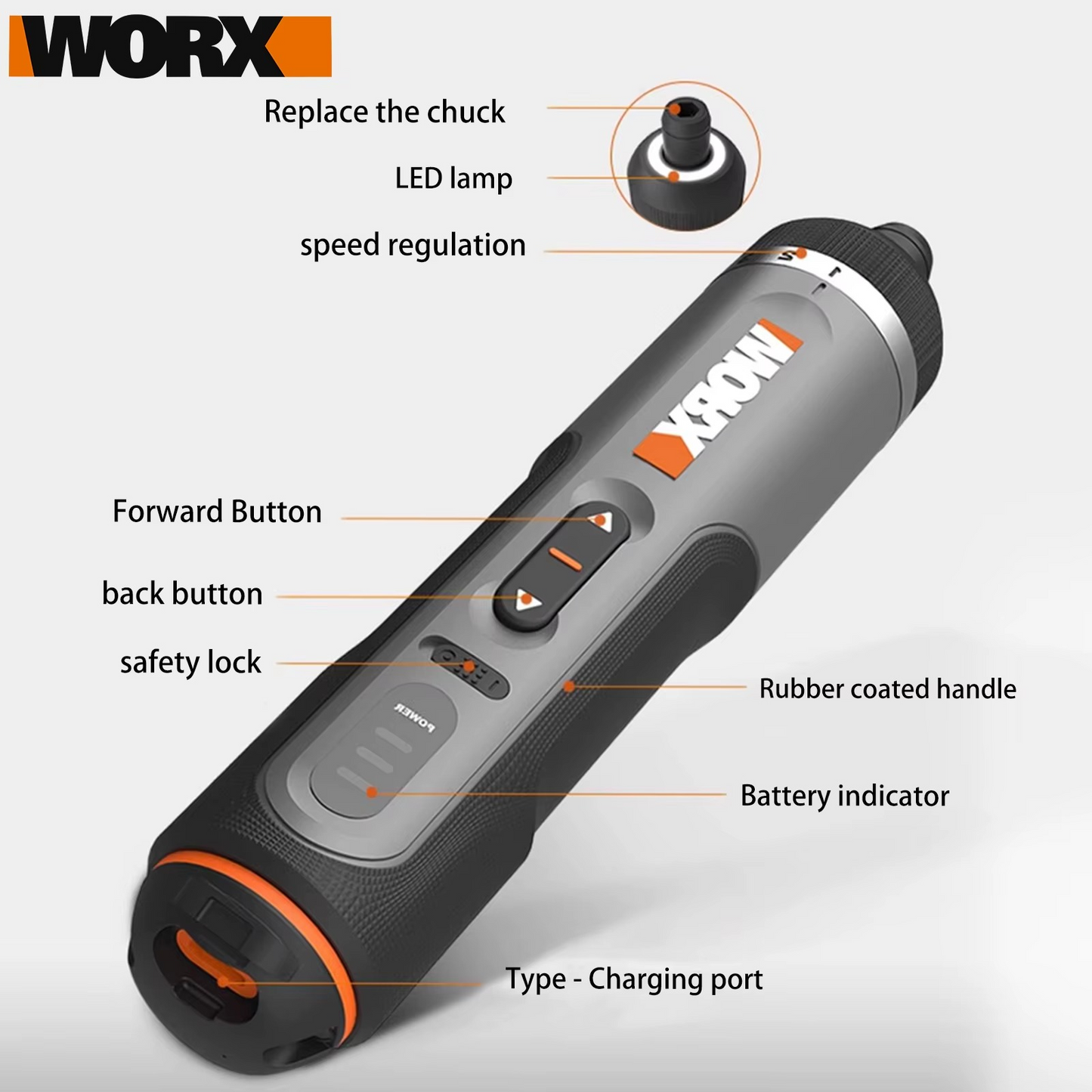 Tournevis électrique WORX WX242