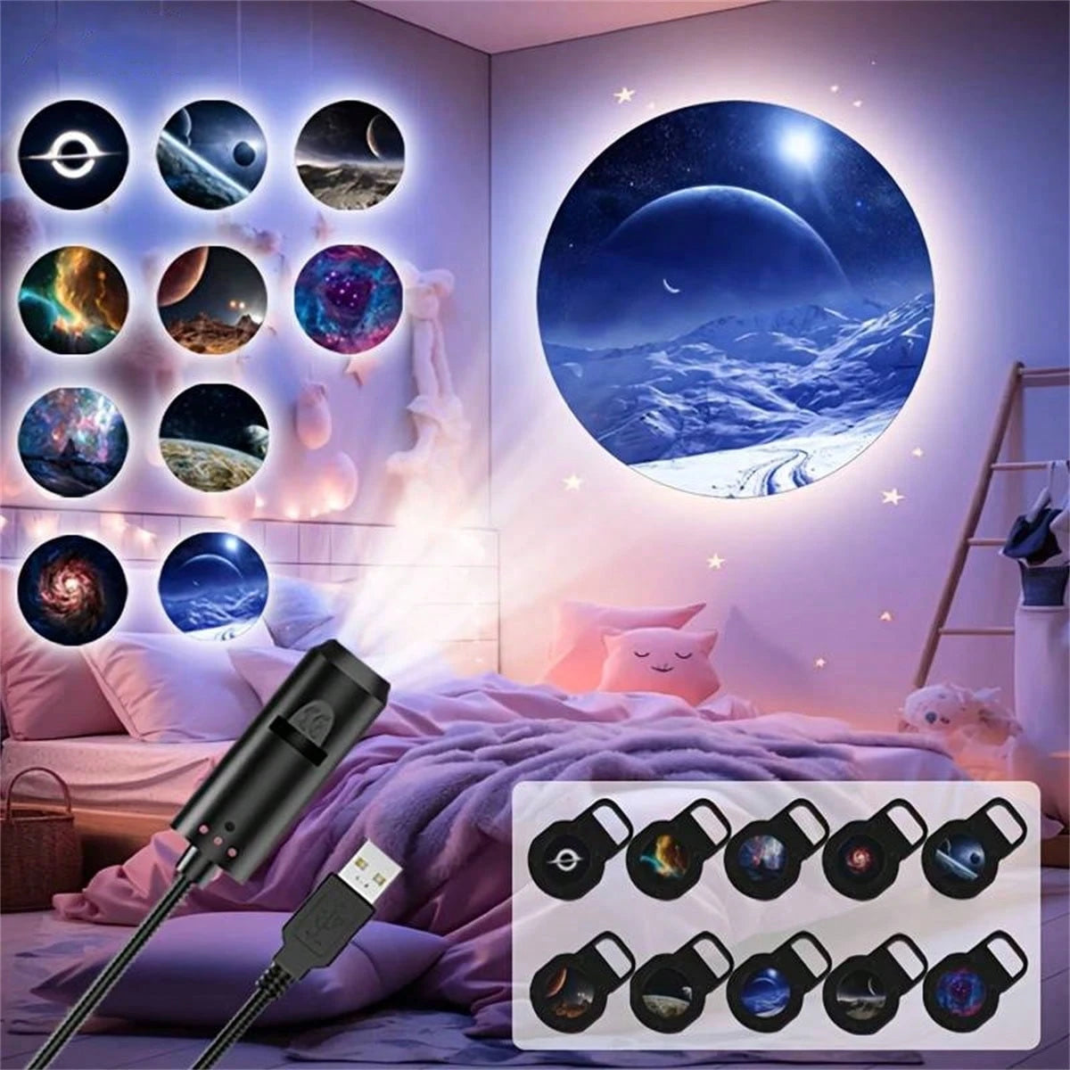Projecteur Galaxy à diapositives