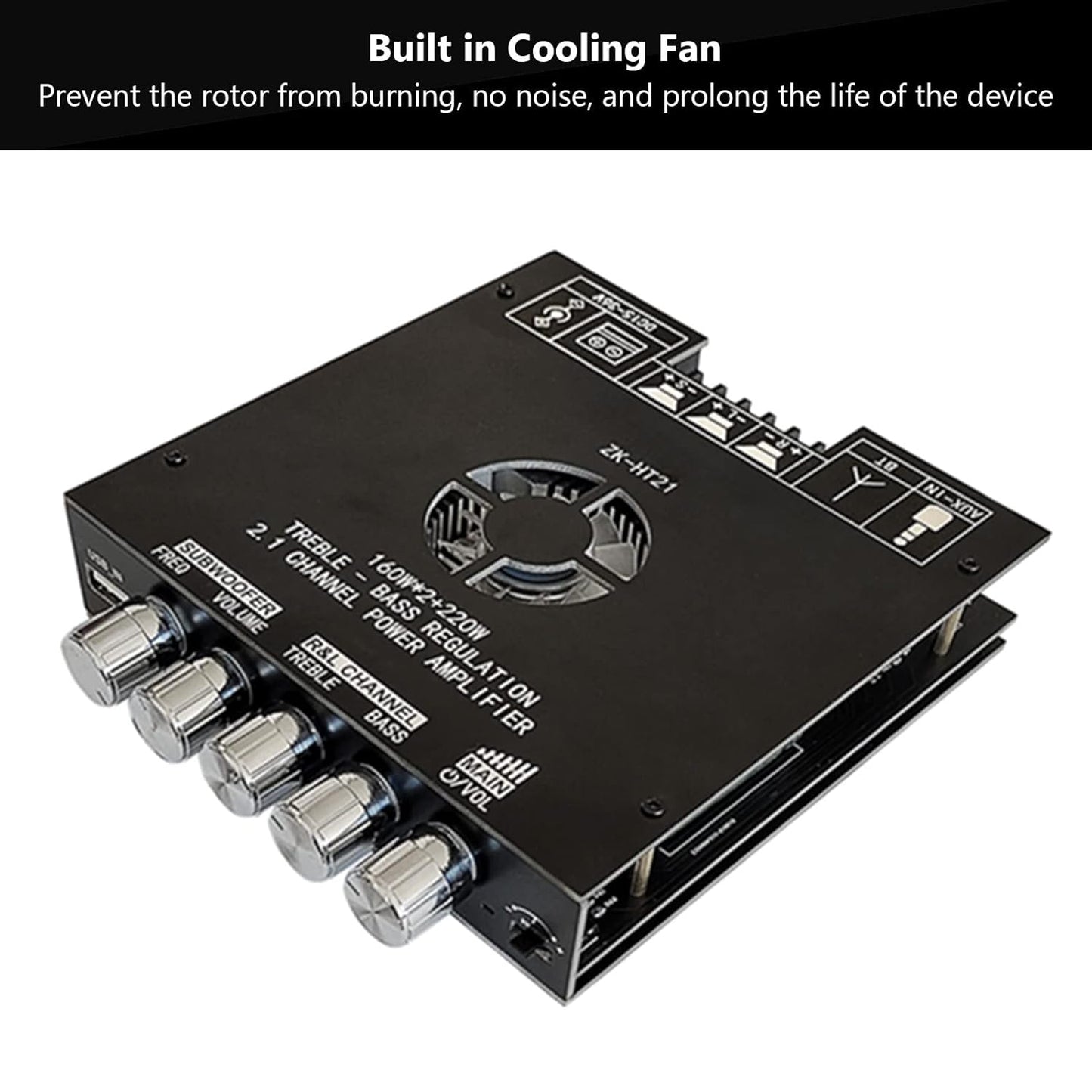 Carte Amplificateur ZK-HT21  de Puissance 2.1