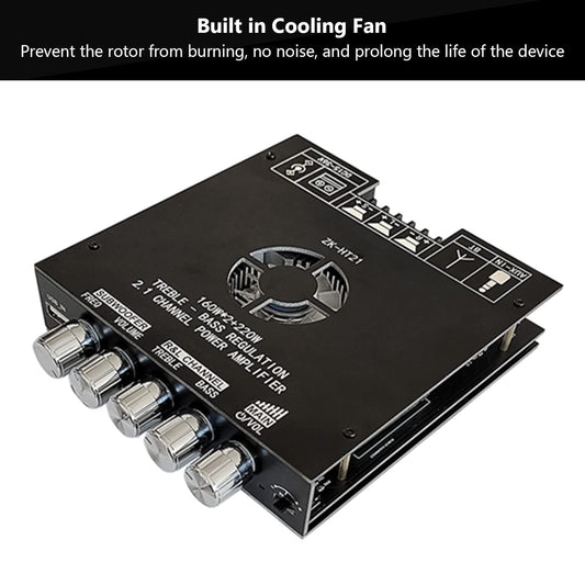 Carte Amplificateur ZK-HT21  de Puissance 2.1