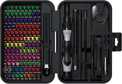 Tournevis de Précision 132-en-1 – Kit Réparation Électronique avec 108 Embouts