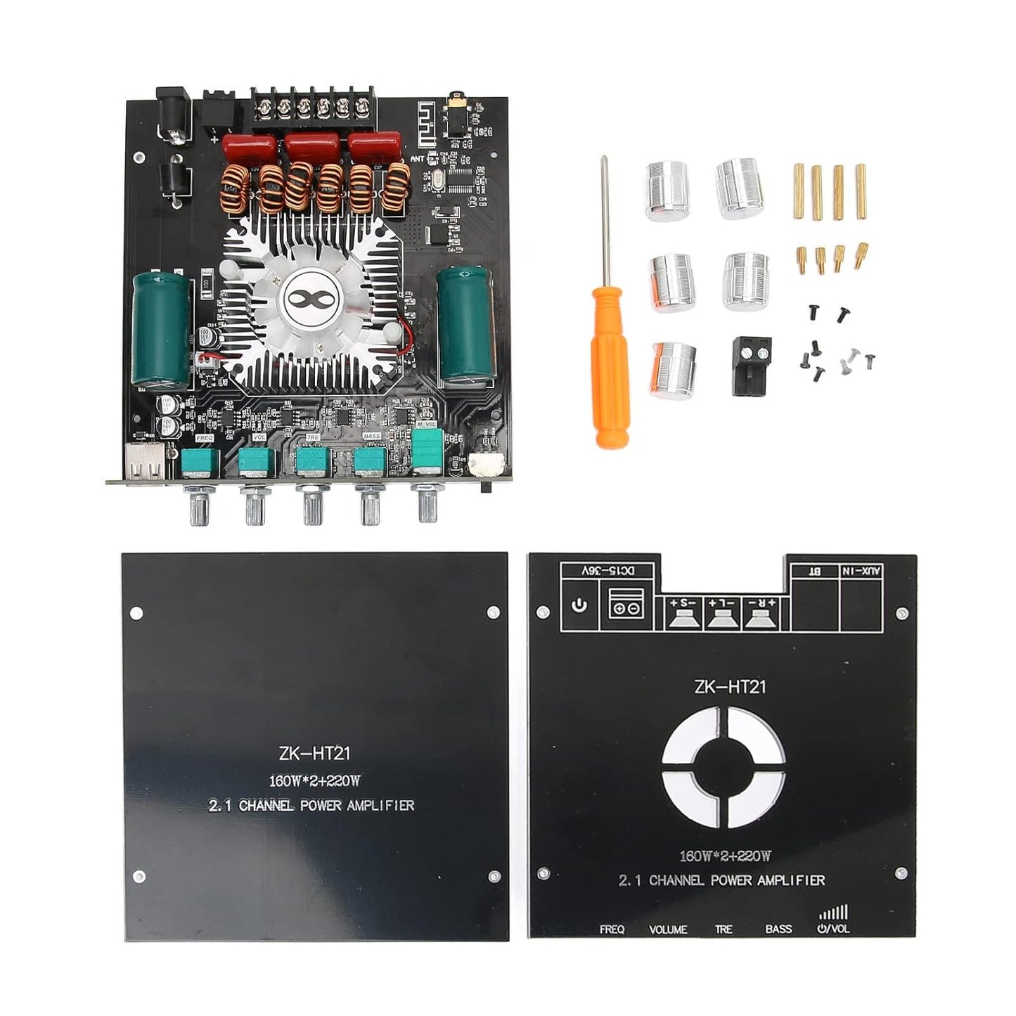 Carte Amplificateur ZK-HT21  de Puissance 2.1