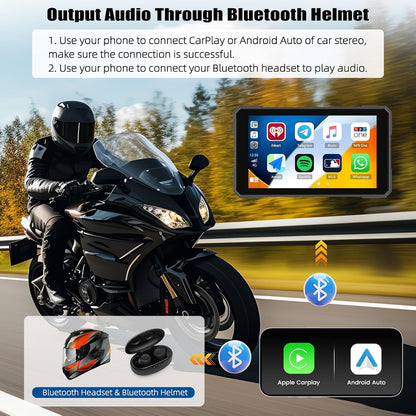 CAMECHO – Écran CarPlay moto