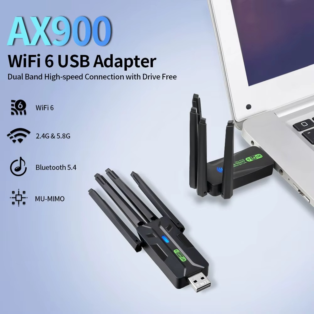 WiFi 6 AX900 2-en-1 Bluetooth AX900