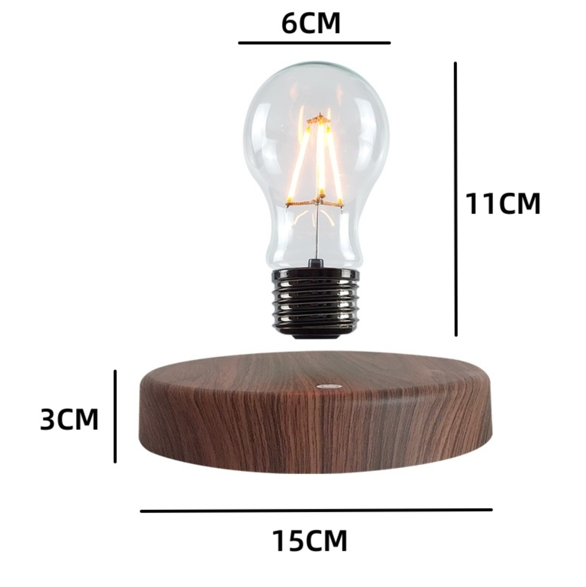Lampe à lévitation magnétique