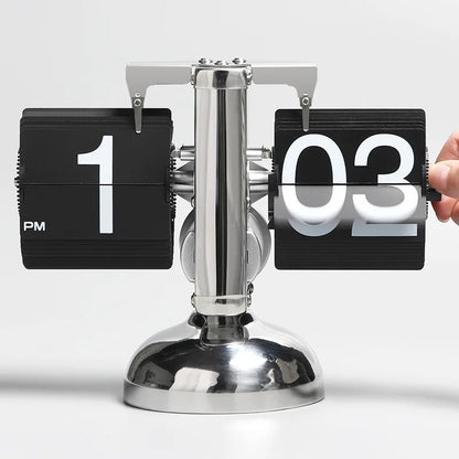 Horloge à Clapets Rétro (Flip Clock)