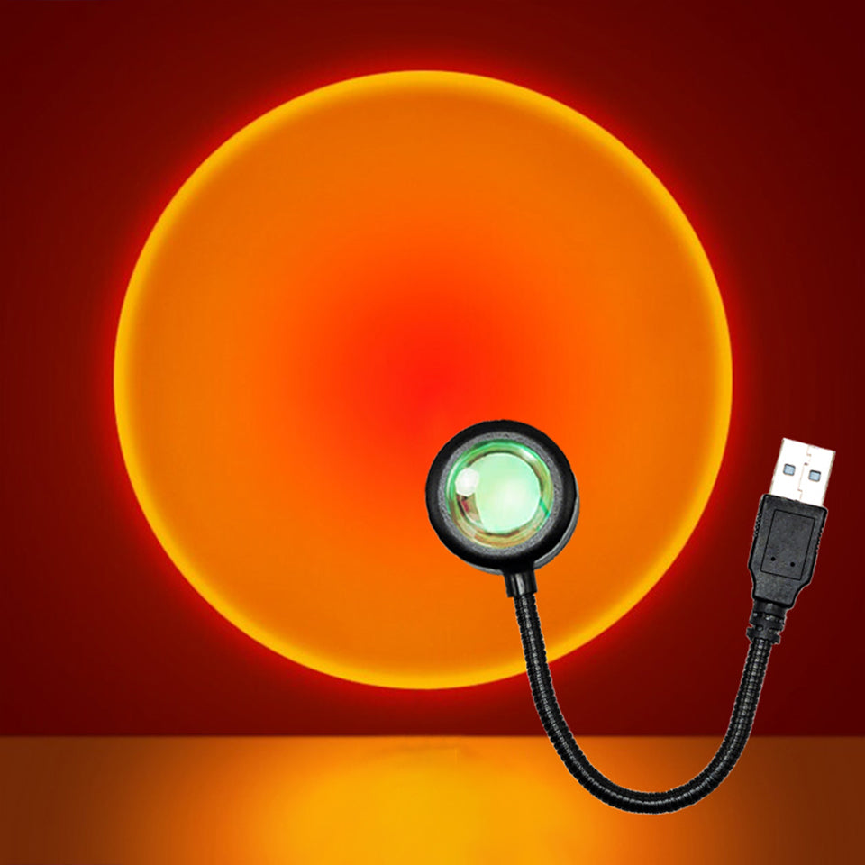 Lampe Projecteur Sunset Duo USB (Lot de 2)