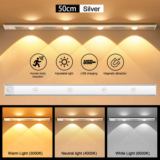 Réglette LED magnétique rechargeable