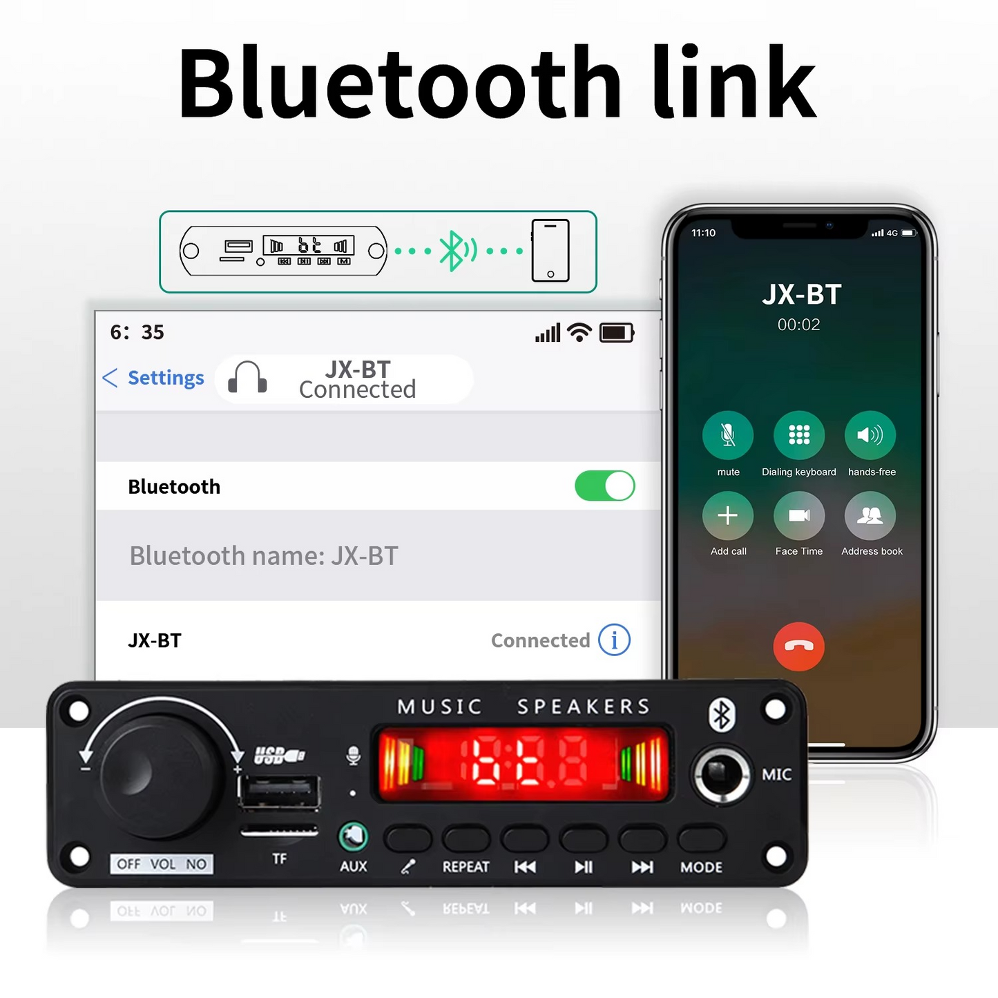Amplificateur Bluetooth 150W