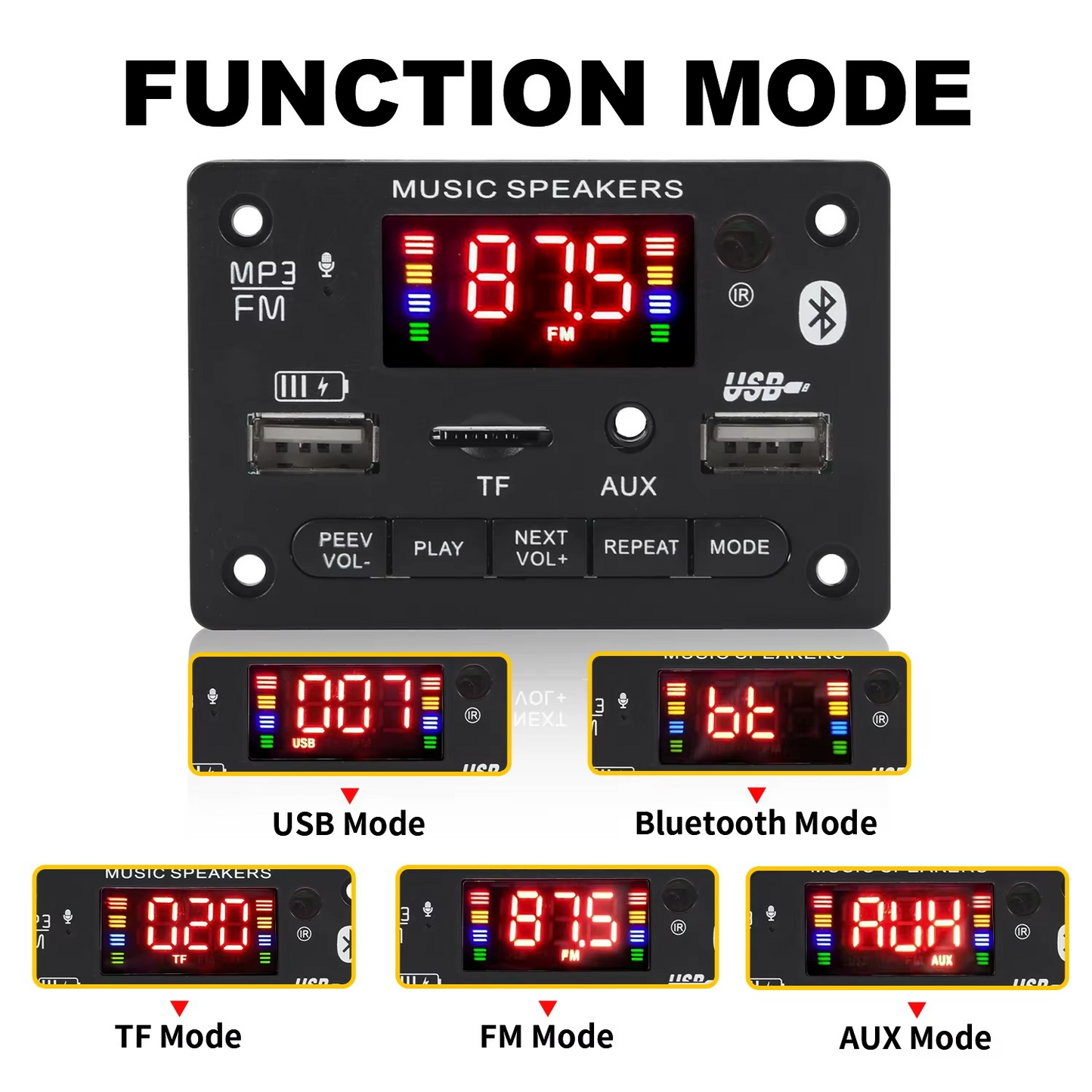 Amplificateur Bluetooth 80W